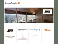 Tablet Screenshot of hunterdouglas.ae