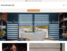 Tablet Screenshot of hunterdouglas.ca